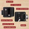 2 Pack RV Door Locks for Travel Trailers with Paddle