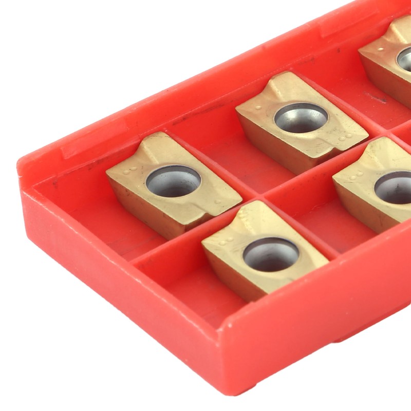 10Pcs Milling Inserts APMT1604 Cemented Carbide Yellow Coating Accessorie for