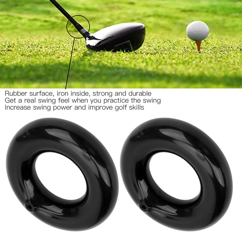 2PCS Golf Swing Weight Ring, Warm Up Swing Donut Weight