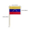 100 Pcs Venezuela Flag Venezuelans Toothpick Flags, Small Mini Stick