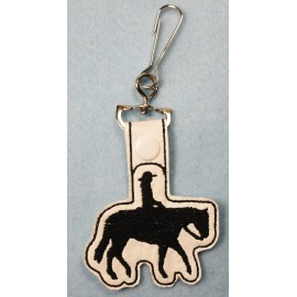 Equestrian Themed Key Chains, Purse or Backpack Clips  Western or Dressage Rider