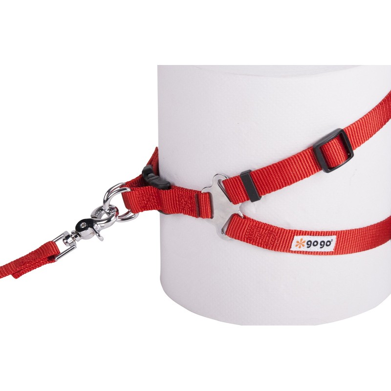 GoGo Pet Products Comfy Nylon 5/8-Inch Adjustable Easy Pet Harness,