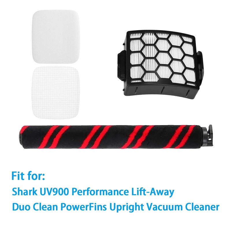 HEPA Filter Brush Roller Accessories Compatible with Shark UV900 Performance