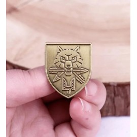 Pinstant Ukraine Special Operations Forces Command Wolf Head Arrows Shield Enamel Pin