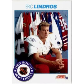 1991-92 Score Hockey First Round Draft Choice Eric Lindros #329 WN17