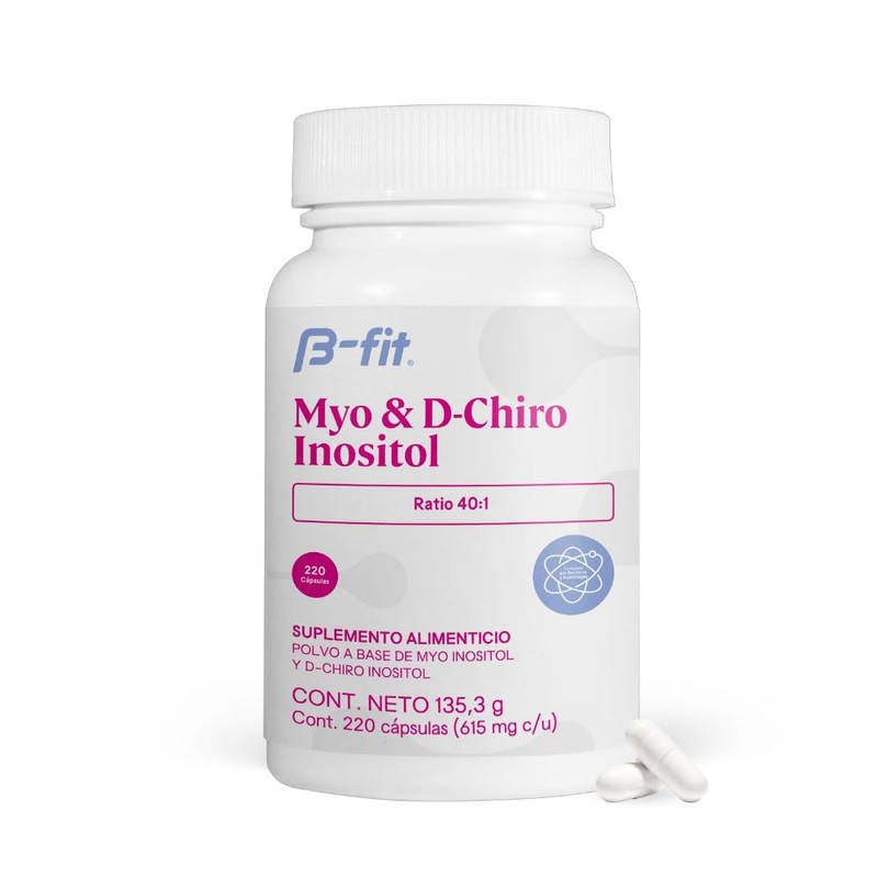 B-FIT Myo y D-Chiro Inositol 40:1 - Alta Biodisponibilidad
