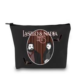 WWDITS Nadja Gift Horror TV Show Makeup Bag Vampire Gift Nandor The Relentless Fans Gift (.L& N Bats 2uk)