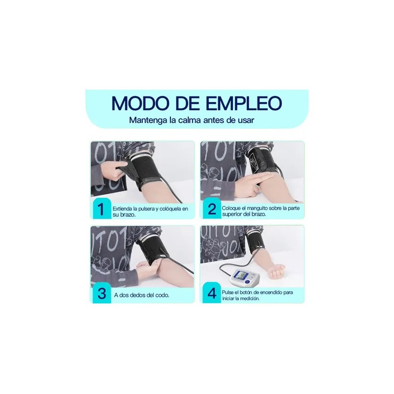 Aparato Checar Presion Tensiometro Digital Checador Blanco Blanco