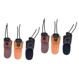 Kisangel 2sets Glove Arrow Finger Protection for Glove for Hunting Comfortable and Sturdy 3pcs*2