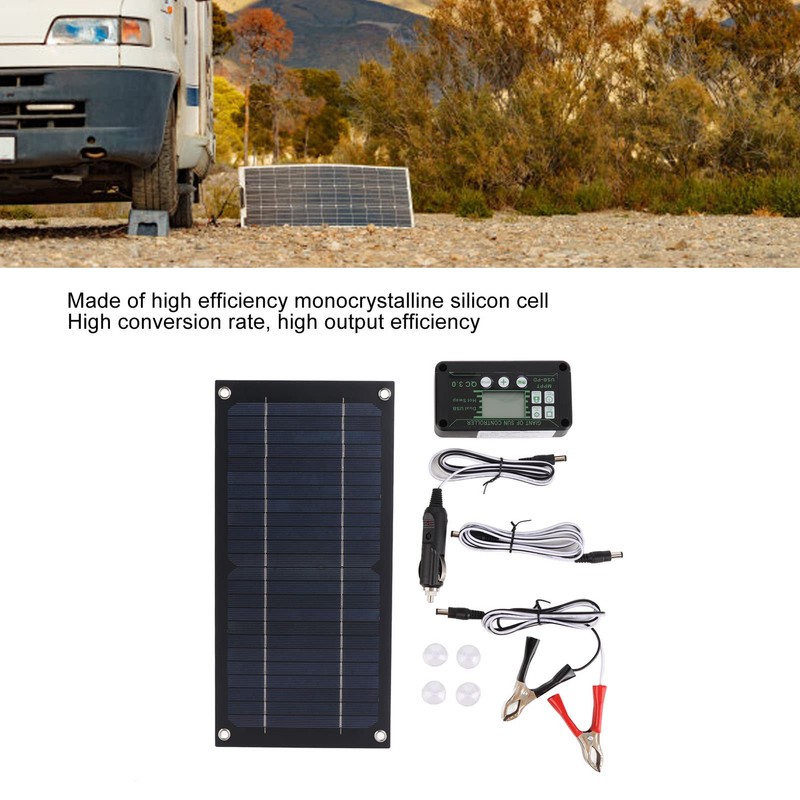 600 Watt Solar Panel Kit, Solar Panel Charger Monocrystalline Silicon