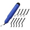 Universal deburring tool, deburrer, hand deburrer, 360° rotating blade cutting