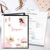 Minilino Certificate Folder 20 Premium Transparent Pockets A4 [Protection and