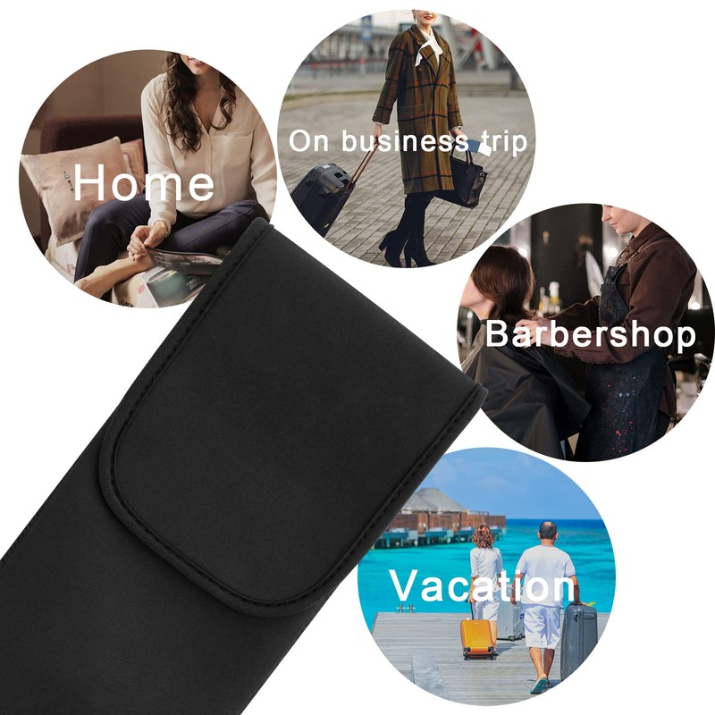 Bolsa de neopreno resistente al calor, funda universal para rizador,