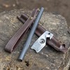 Bush Craft Firemaker Leather Case Set with Striker
