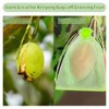 120 PCS Fruit Protection Bags, 6 x 9in Green Drawstring