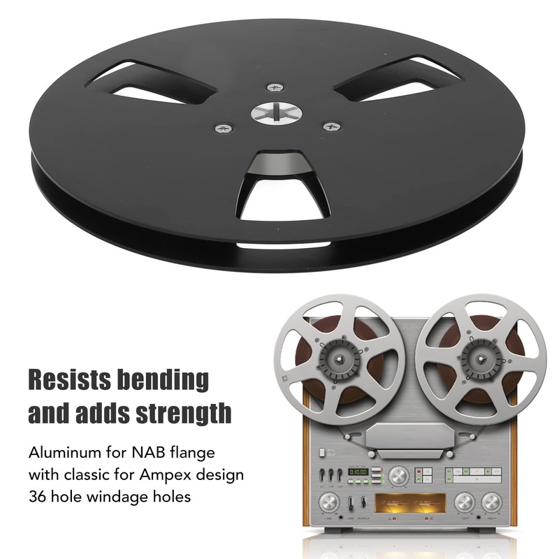 1/4 7 Inch Empty Aluminum Alloy Take Up Reel to
