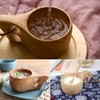 Kitchnexus Nordic Style Handmade Kuksa Wooden Cup for Camping and