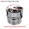 CHUSYYRAY For Toyota RAV4 Lexus 1pcs Oil Filter Cap Wrench