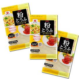 Misuzu Powdered Tofu Meal (Okara Powder), 3.5 oz (100 g) x 3 Bags, Perfect for Dieting!