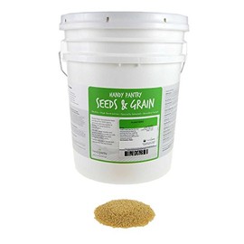 Organic Hulled (Husk Removed) Millet Seeds: 35 Lb - Non-GMO Cereal Grain - Make Millet Beer, Grind Millet Flour, Cereal, Bird Seed, Emergency Food Storage