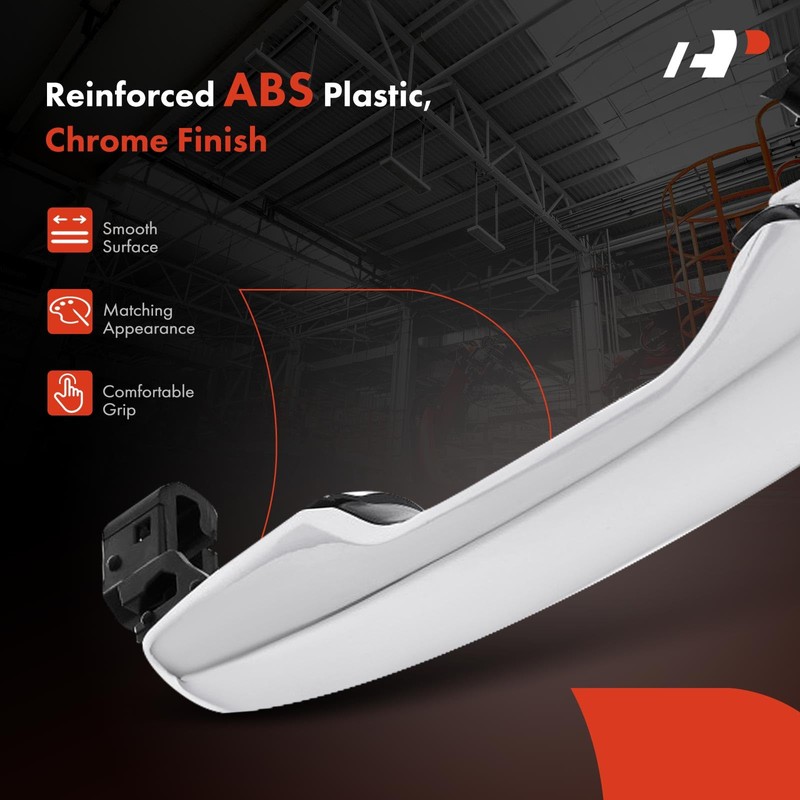 A-Premium Front Left Driver Side Exterior Door Handle with Keyhole