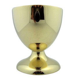 High Polished Brass Holy Wine Goblet 4 Ounce Chalice