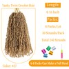 12 Inch Pre-Looped Yanky Twist Crochet Hair, 30 Strands/Pc, Mini