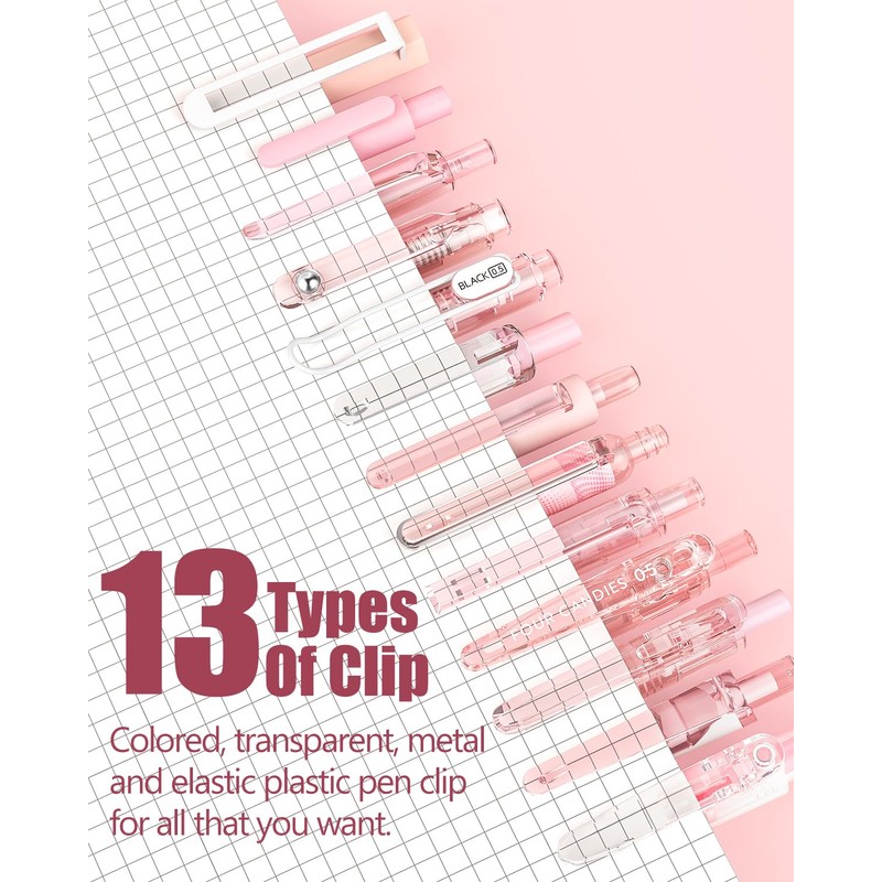 Four Candies Writing Ink Pens with Black & Pink Ink