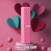 Red Cute Lipstick Lighter, Soft Flame Refillable, Adjustable Open Flame