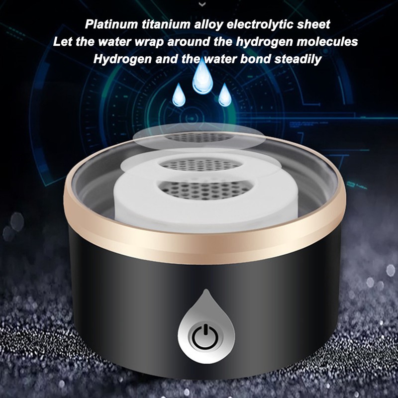 Hydrogen Water Bottle 420ml Rechargeable SPE PEM Technology Portable Hydrogen