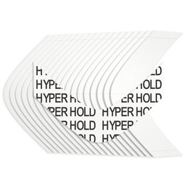 Hyper Hold No Shine Wig Tape Strips | 36 Pieces | AA Curve Contour | Made in USA | Hypoallergenic Medical Grade | Double Sided Bonding Adhesive for Wig and Toupee Hair Systems | Sunshine Tape