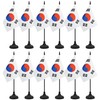 12 Pack Korea Desk Flag Set, Korean Table Office Flag,