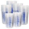 20 oz (600ML) Disposable Flexible Clear Graduated Plastic Mixing Cups