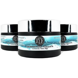 6 Frascos De Crema De Rosa Mosqueta Natural Jye 360 Gramos Tipo de piel Normal