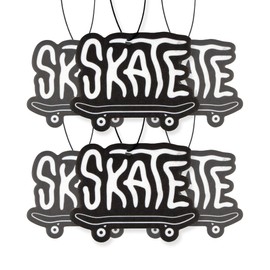 Skateboard Car Air Freshener 6 Pack Scented with Essential Oils (6 Pack)