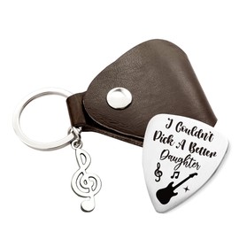 YTNONT I Couldn't Pick a Better Daughter Guitar Pick Jewelry Gift for Your Guitar Player Daughter, From Proud Mom and Dad for Birthdays and Music Lovers