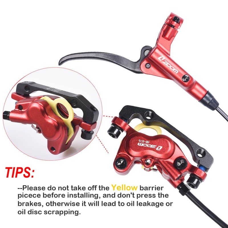ThinkTop 4 Piston Bike Hydraulic Disc Brake, MTB Bicycle Oil