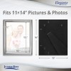 Icona Bay 11x14 Silver Picture Frame, Contemporary Photo Frame 11