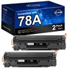 Uniwork 78A Black Toner Cartridges (2-Pack)-Compatible Toner Replacement for HP