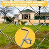 1-3/8&quot; x 32&quot; Cane Bolt Gate，Chain Link Fence Gate Drop