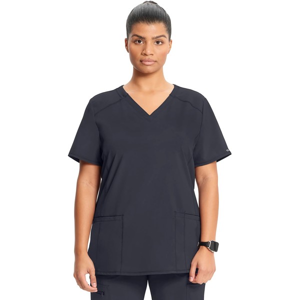 Infinity Medical Scrub Top for Women Contemporary Fit, V-Neck with