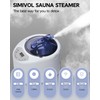 Simivol Sauna Steamer Machine, Portable Sauna Steamer, Steam Generator for