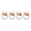 Lenox 896701 Butterfly Meadow Stemless Wine Glasses, Set of 4