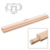 2pcs Wooden Drawer Slides,35cm Classic Wood Center Mount Guide Track