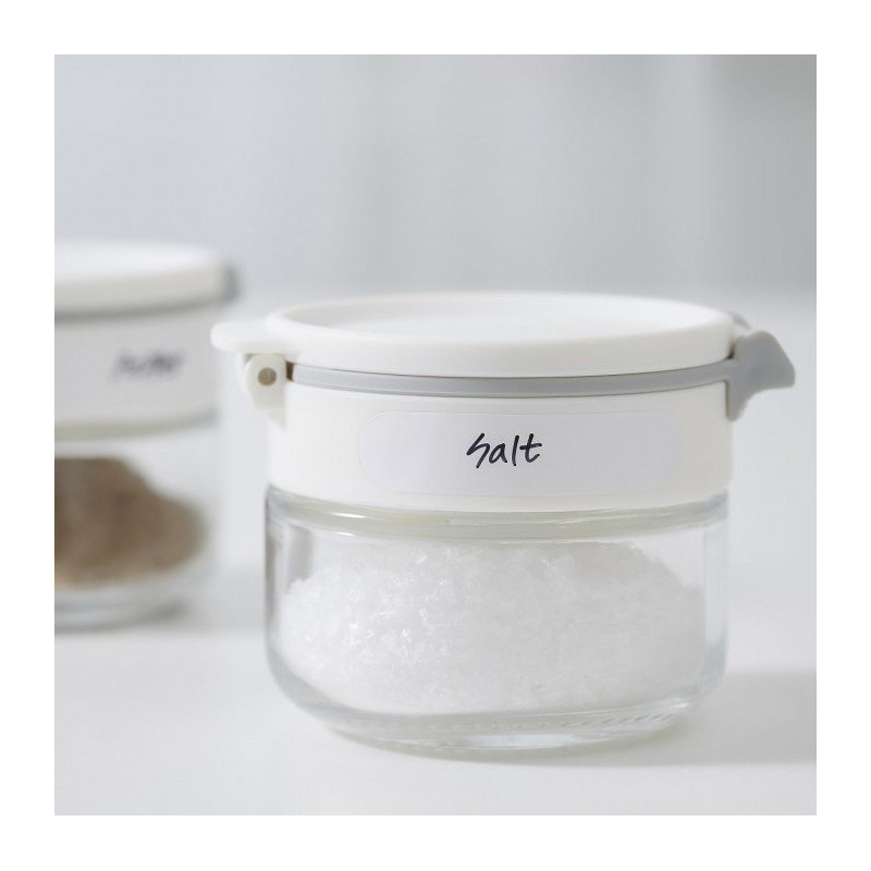 JAJU Two-Way Multi-Cap Glass Spice Bottle_85ml_2pcs, Transparent Transparent_FRFR / 자주