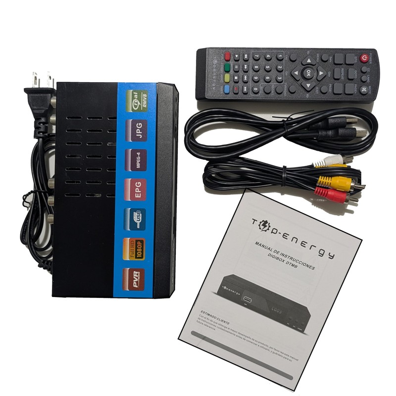 Cajita decodificadora para la Television Digital de Cuba TOP-ENERGY