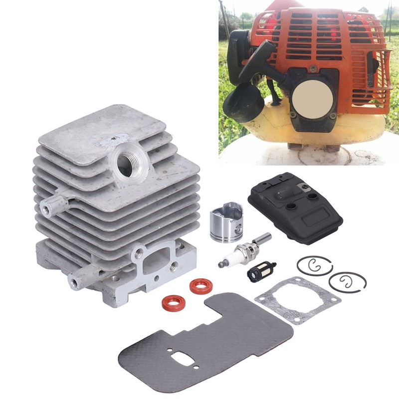 Cylinder Piston Exhaust Muffler Gasket Kit Fit for Stihl FS75
