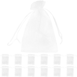 Bolsas de Organza Grandes 50 Piezas 20X30 CM con Cordón Ajustable para Regalos Reutilizables y Transparentes Ideales para Bodas Cumpleaños y Despedidas de Soltera
