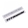 One Pc Titanium Rear Trunk Cars Trucks Rear Liftgate Badge