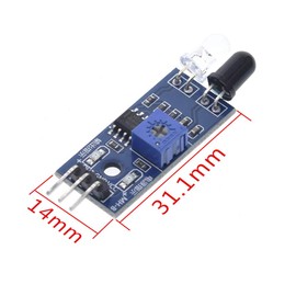 Ren He 10pcs IR Infrared Obstacle Avoidance Sensor Module LM393 Comparator 3-Wire Reflector Photoelectric Switch Compatible with Smart Car Robot Arduino